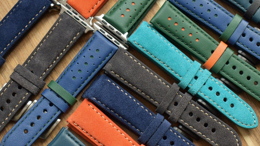 A selection of the watch straps available through Watch And Strap. 