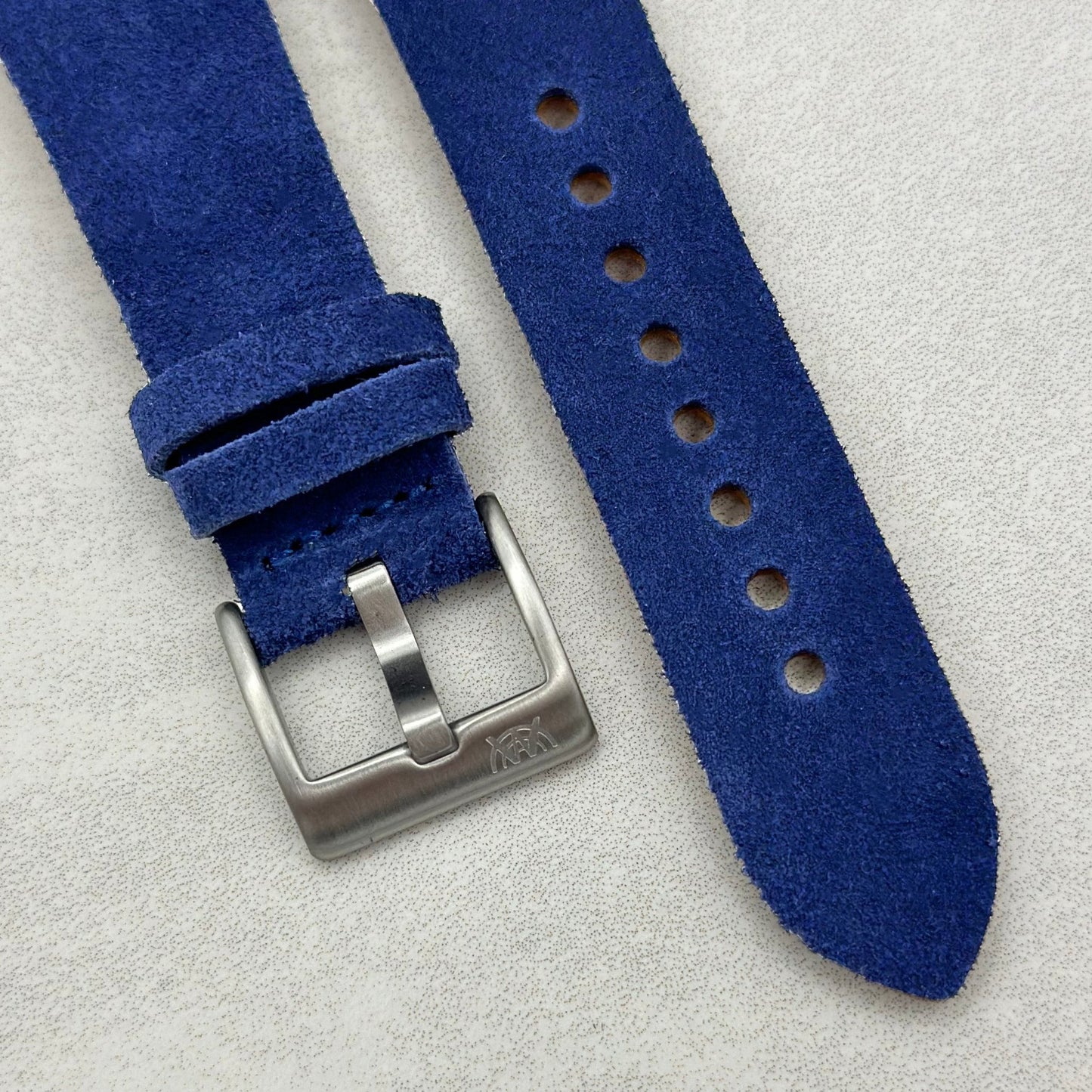 The Capri: Royal Blue Suede Fitbit Charge Watch Strap