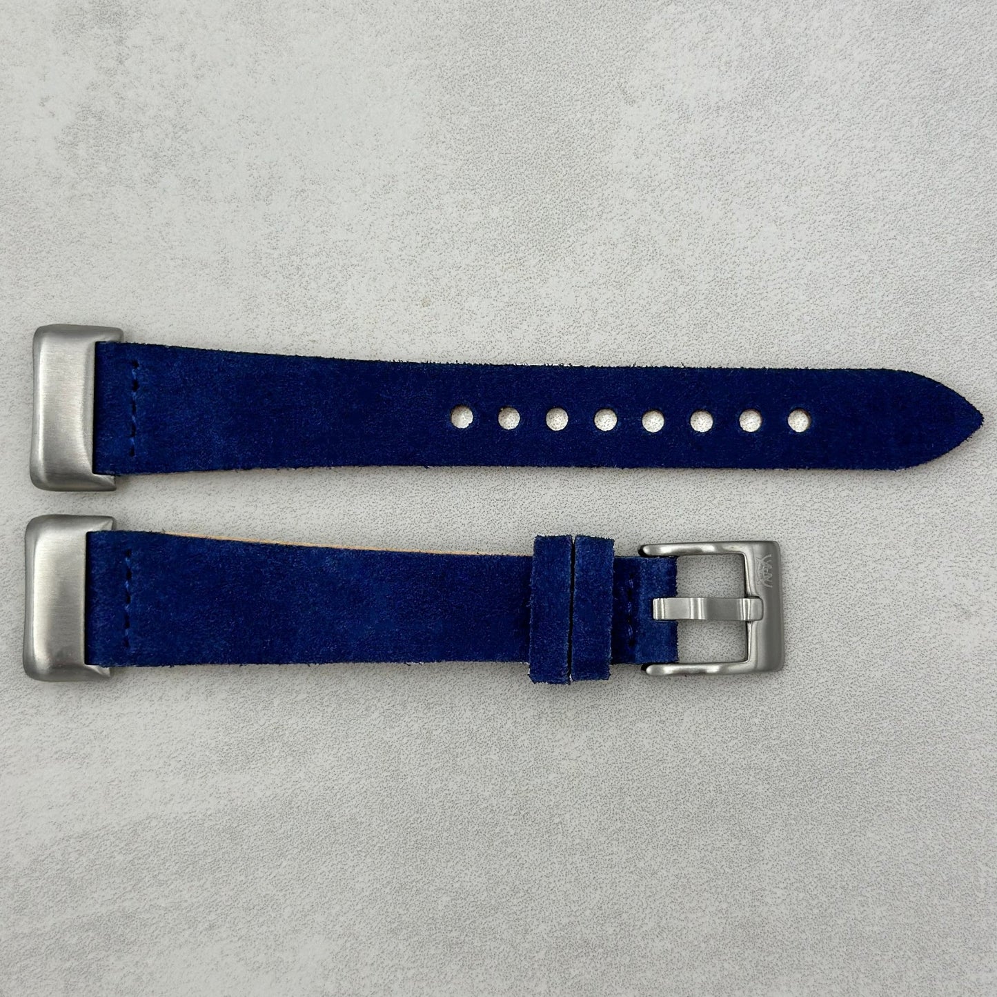 The Capri: Royal Blue Suede Fitbit Charge Watch Strap