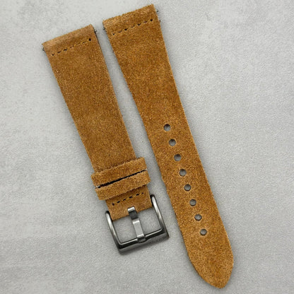 Summer Suede Bundle - Turquoise, Orange, Green and Tan Suede Watch Straps