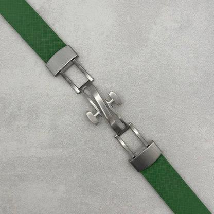 The Lisbon: Fern Green FKM Rubber CTS Watch Strap