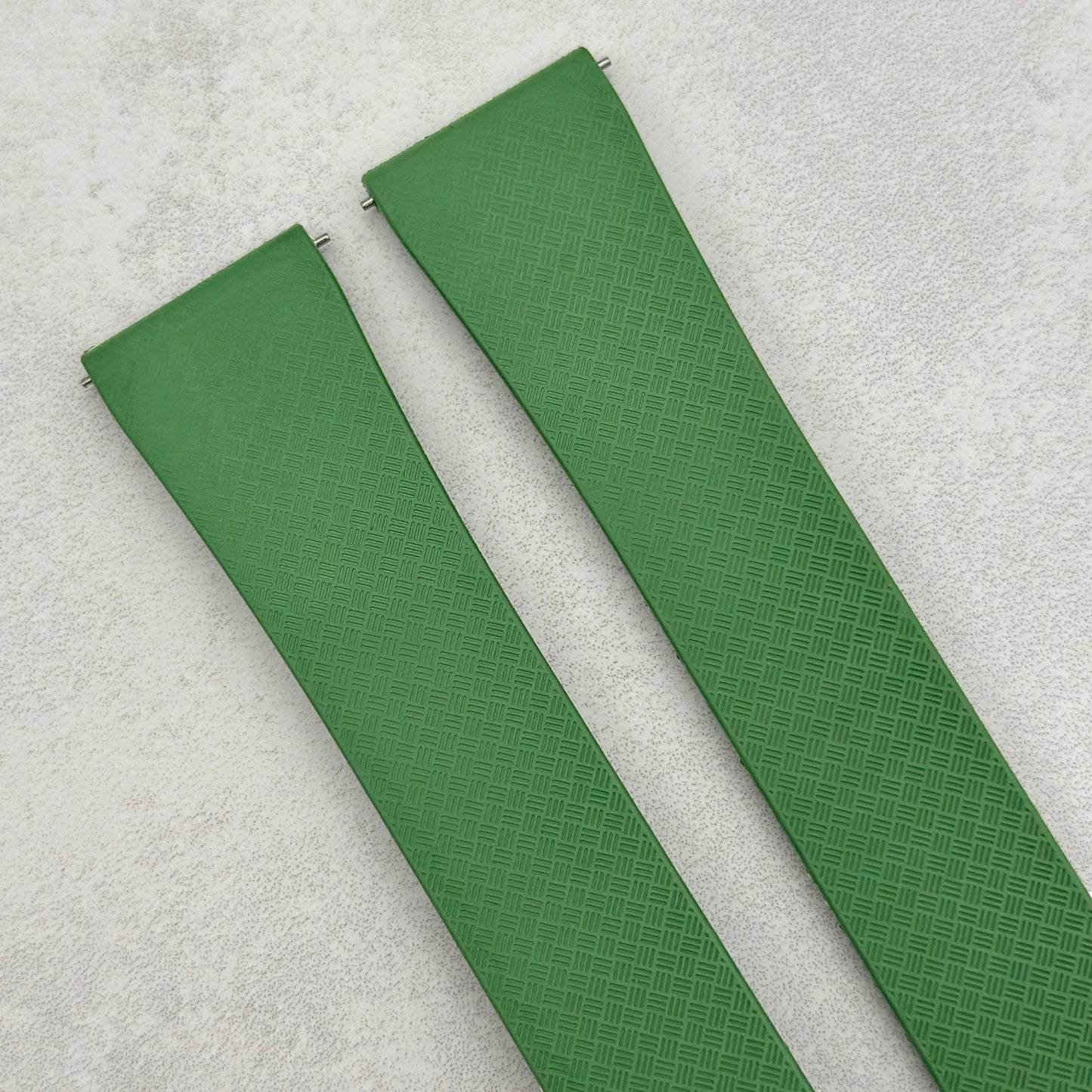 The Lisbon: Fern Green FKM Rubber CTS Watch Strap