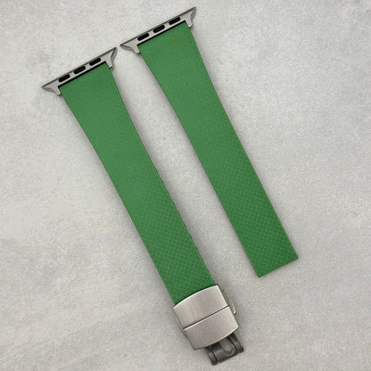 The Lisbon: Fern Green FKM Rubber CTS Apple Watch Strap