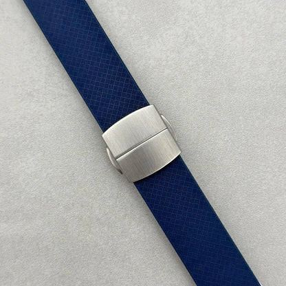 The Lisbon: Navy Blue FKM Rubber CTS Apple Watch Strap