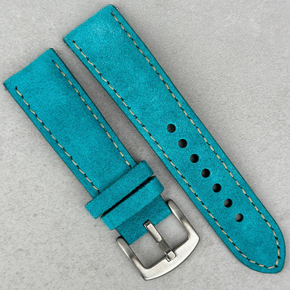 Summer Suede Bundle - Turquoise, Orange, Green and Tan Suede Watch Straps