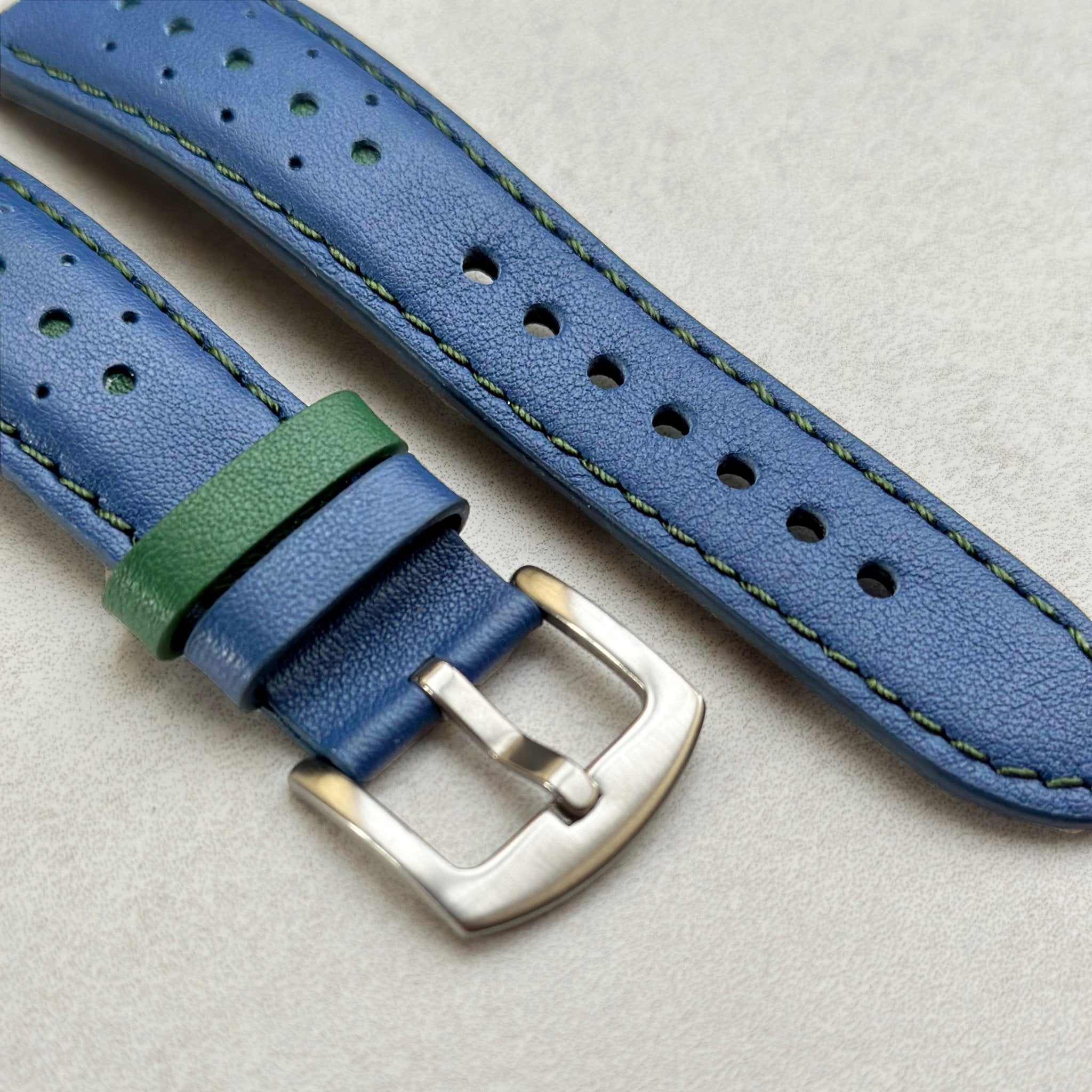 Apple watch discount strap blue leather