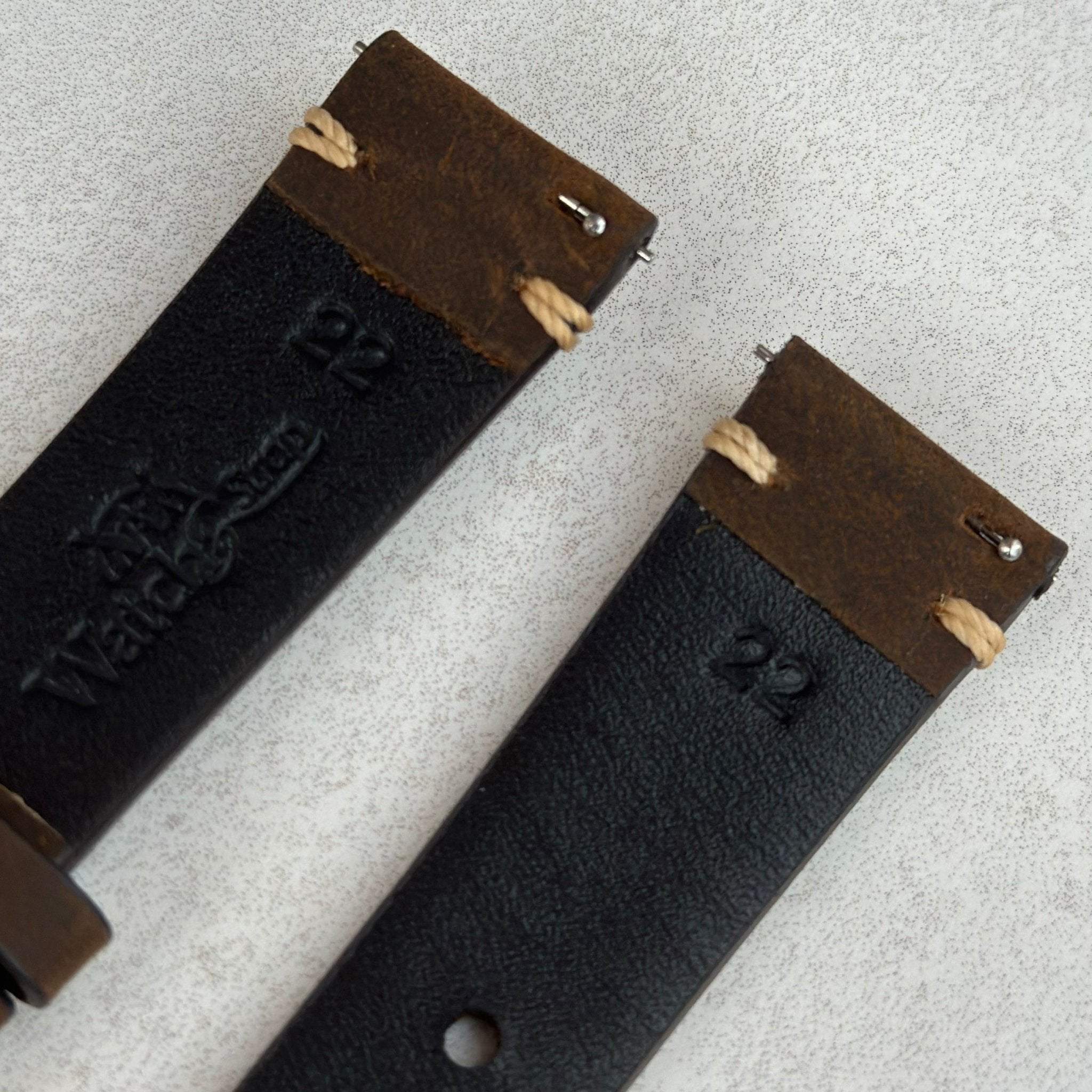 Old leather online straps